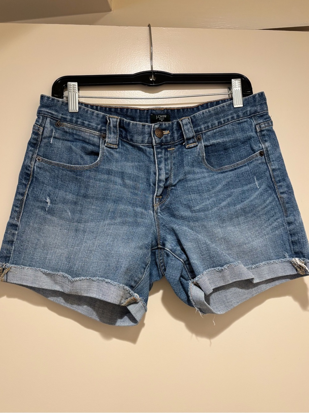 J. Crew Light Blue Rolled-Hem Denim Shorts